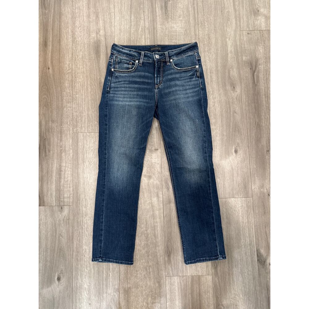Silver Jeans Co Suki Straight Crop Size W29/L27
